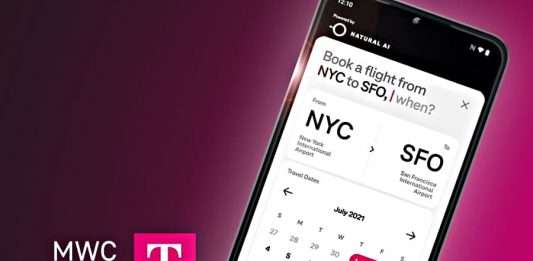 Für den Showcase wurden reale Anwendungsfälle in das bereits erhältliche T Phone der Telekom integriert. © Deutsche Telekom AG, Bildmontage: Evelyn Ebert Meneses