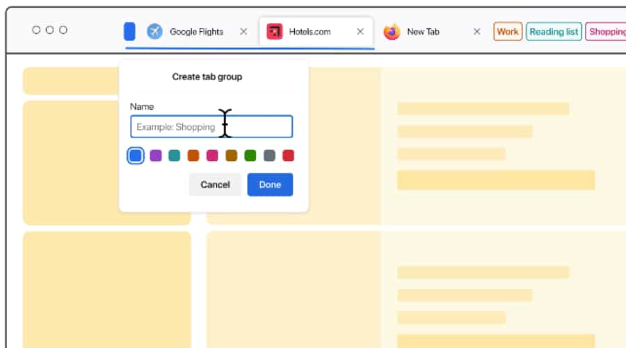 Firefox tab groups are here Firefox tab groups are here