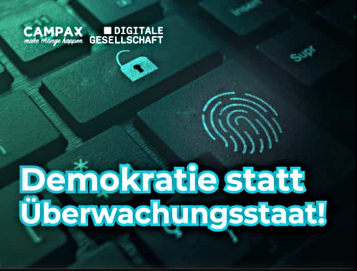 Petition «Demokratie statt Überwachungsstaat!»