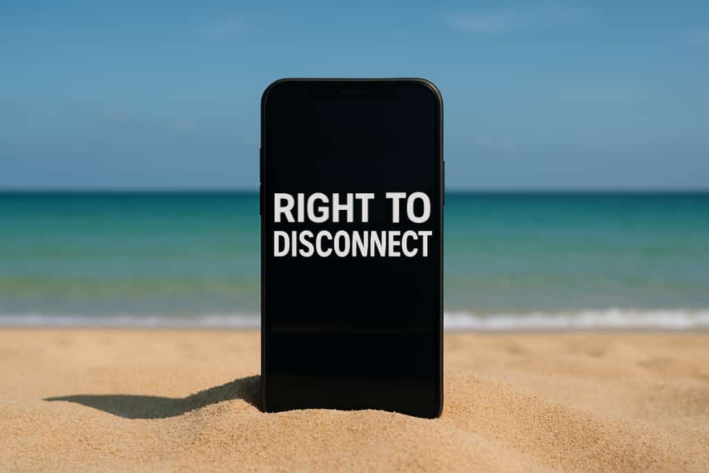 Right to disconnect - Image: AI generated