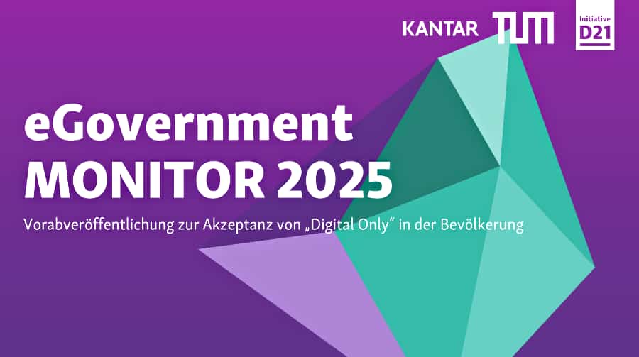 eGovernment MONITOR der Initiative D21