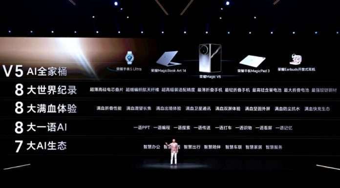 HONOR Launches the New HONOR Magic V5 in China
