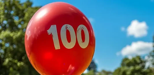 Celebratory Red Balloon – Image: StockCake / AI generated