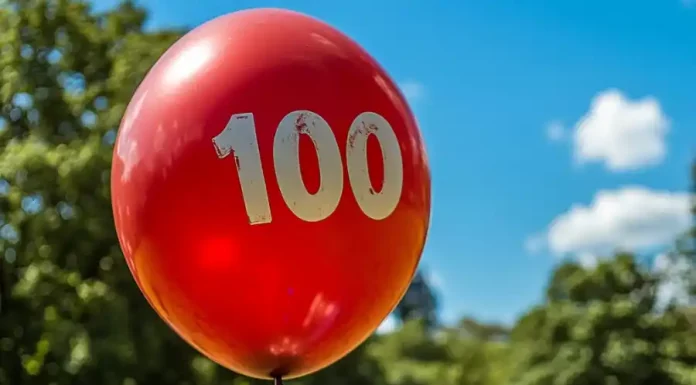 Celebratory Red Balloon – Image: StockCake / AI generated