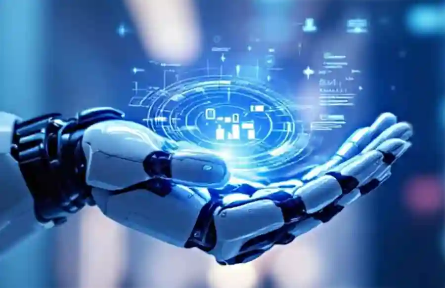 Robot Hand AI – Image: StockCake / AI generated