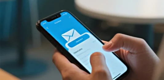 Smartphone eMail – Image: StockCake / AI generated