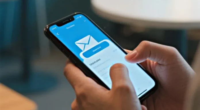 Smartphone eMail – Image: StockCake / AI generated