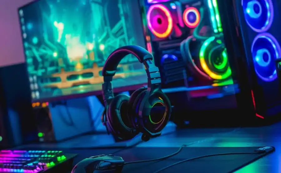 Gamer's Setup – Image: StockCake / AI generated