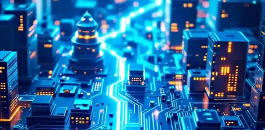 Digital City – Image: StockCake / AI generated